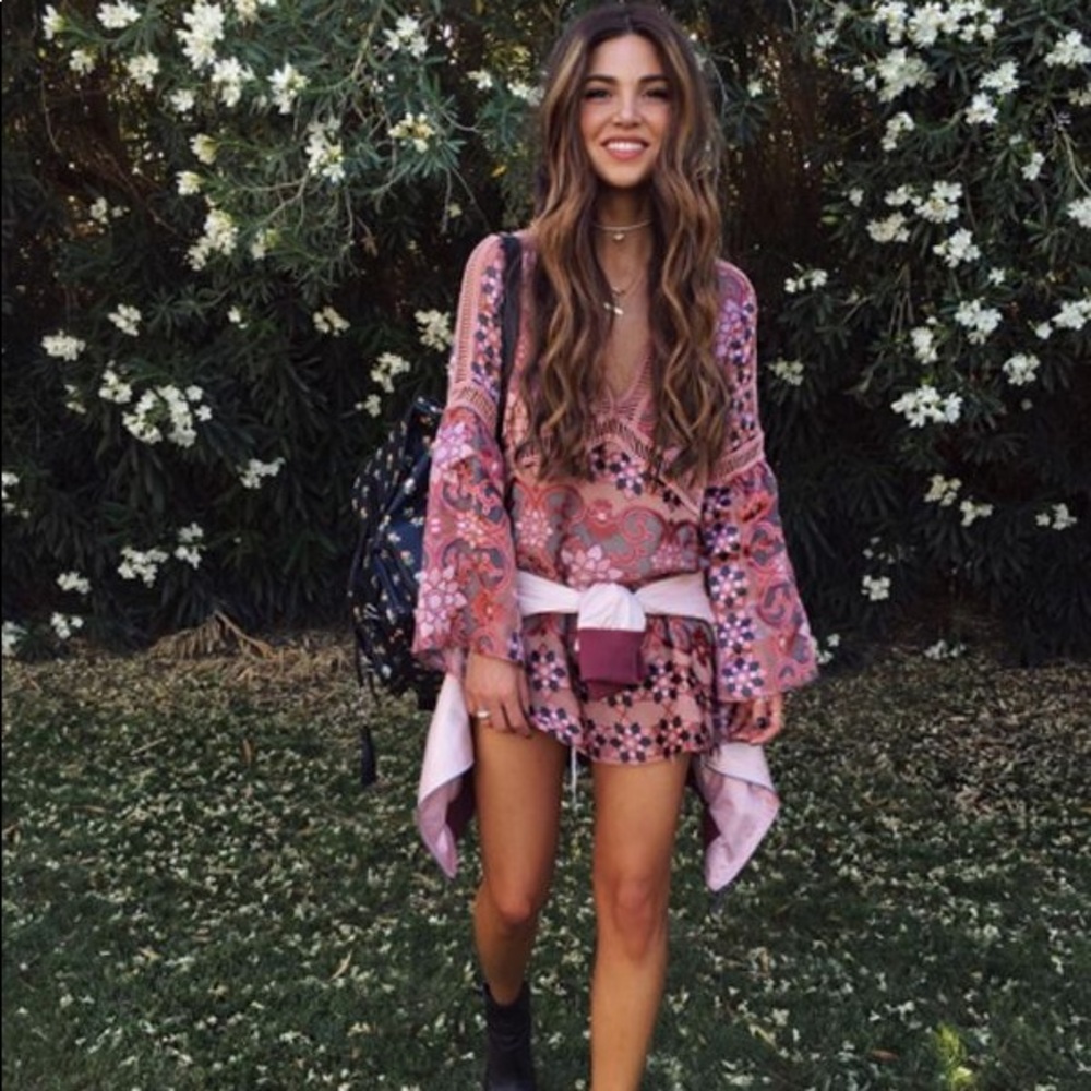 For Love & Lemons Juliet A Line Mini Dress